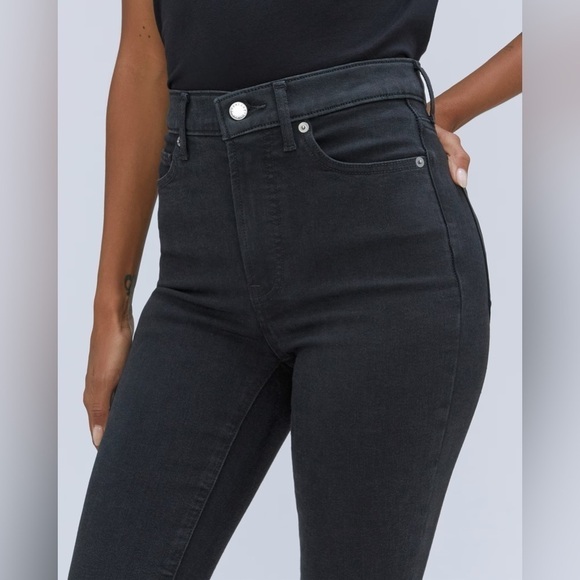 Everlane The Way-High Skinny Jean in Ash Black Size 28 Regular NWT - Picture 3 of 13